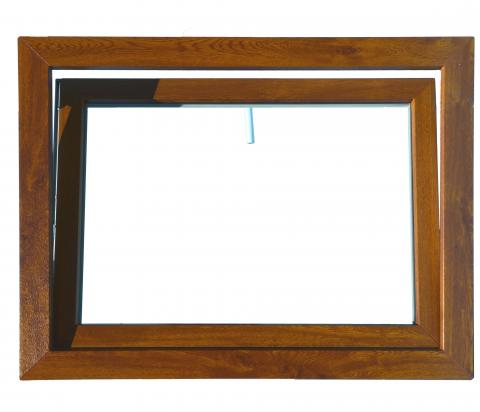 Fenster Einflügelige Kipp 87x35cm, Golden Oak